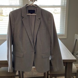 Ann Taylor Factory Suit Jacket Blazer Gray size 14